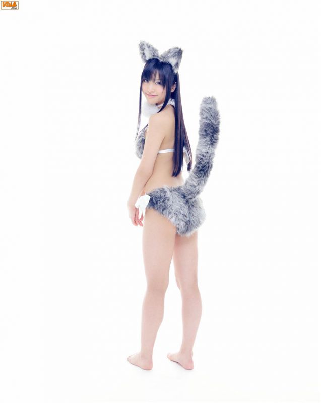 日本美女写真图片 日本美女奥仲麻琴可爱狐狸装写真