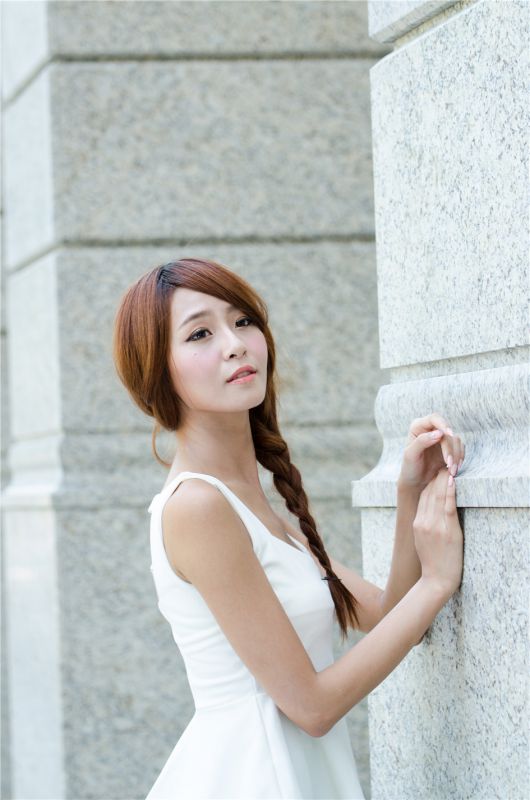 清纯美女校花小雪Winnie白衣迷人写真
