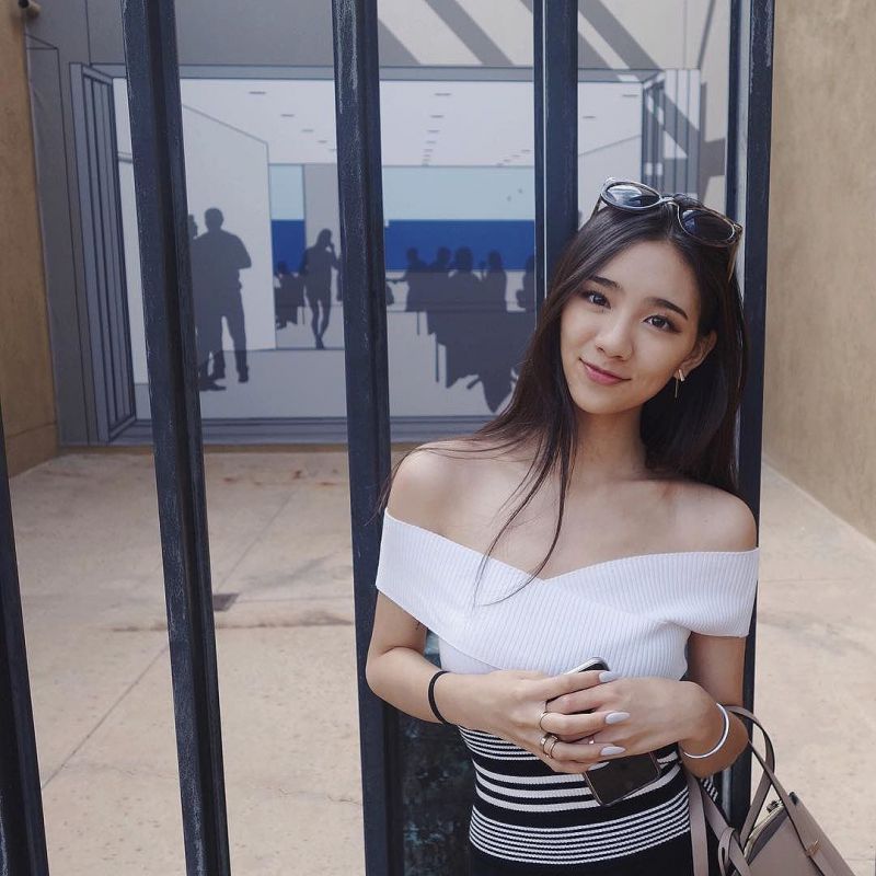 漂亮嫩白美眉Kathy Zheng养眼图片集锦