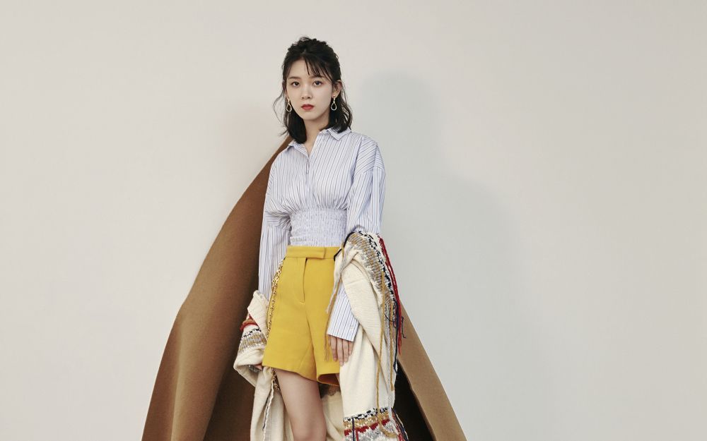 优雅淑女明星陈瑶私人长腿美女个人艺术写真