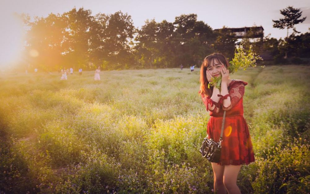 花中少女清纯森林系甜美极品尤物氧气写真