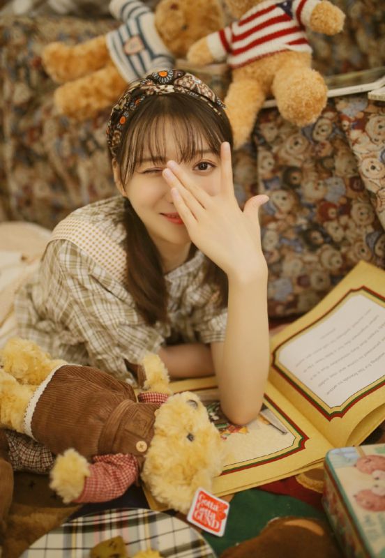软妹萝莉少女私房撒娇泰迪熊小清新写真