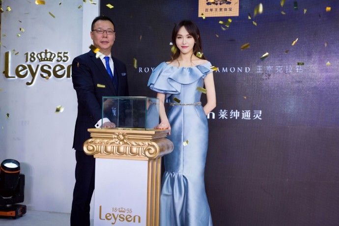 极品长发御姐明星唐嫣惹火长裙图库照片