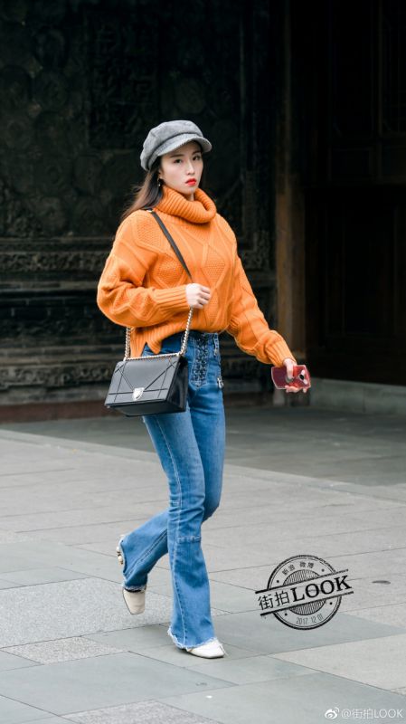街头时尚小姐姐穿衣搭配冷艳气质御姐写真