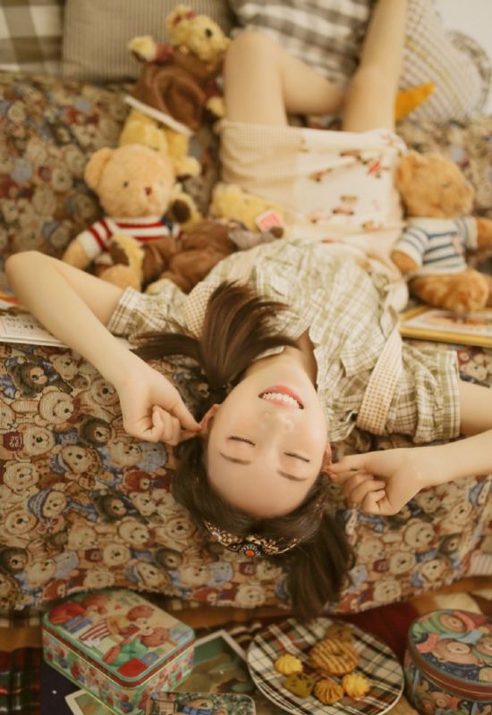 软妹萝莉少女私房撒娇泰迪熊小清新写真