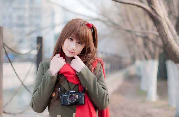甜美小萝莉户外高清写真