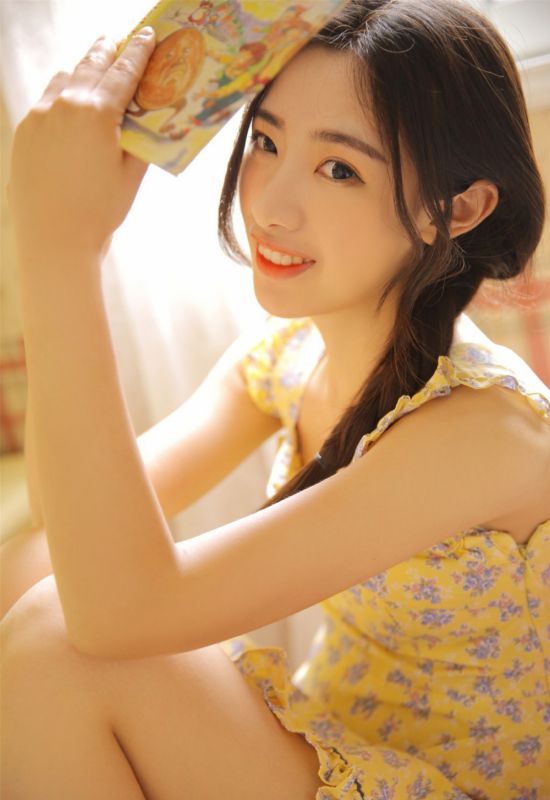黄花熟女酥胸美乳淑女裙清纯气质写真