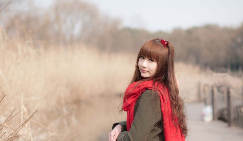 甜美小萝莉户外高清写真