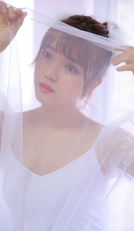 泪妆粉嫩少女芭蕾舞裙如仙女气质唯美清纯写真