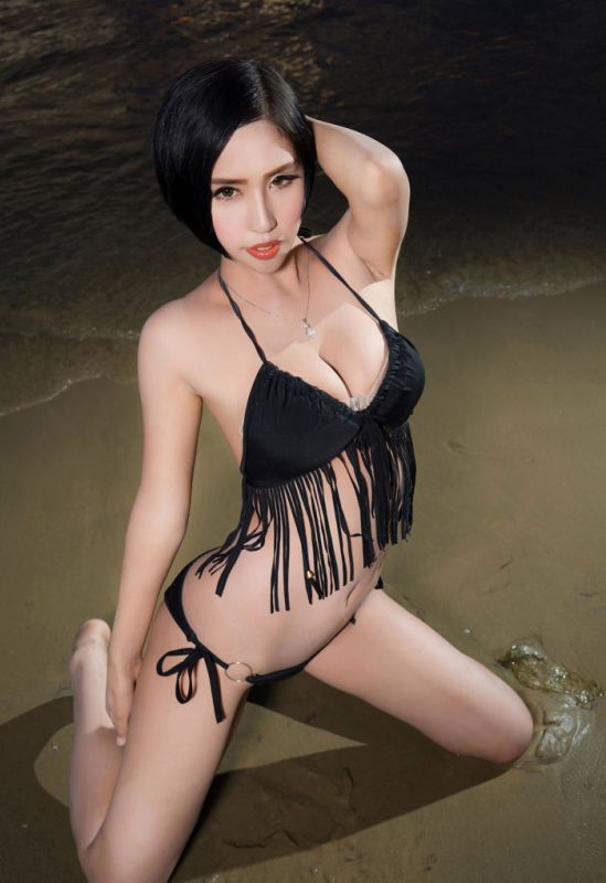情趣内衣美女娜依灵儿私房高清写真