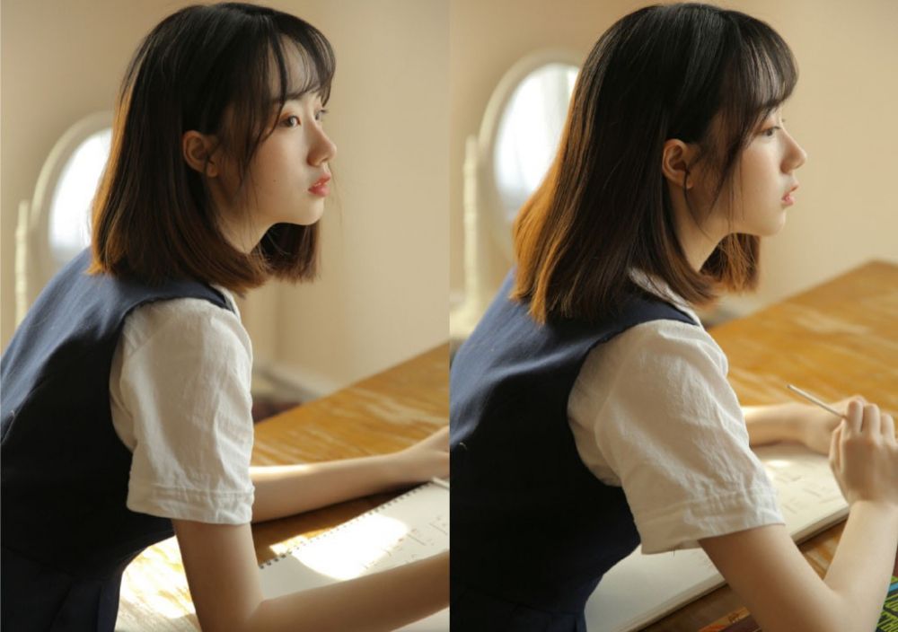 校园美少女冷艳可人私房可爱呆萌写真