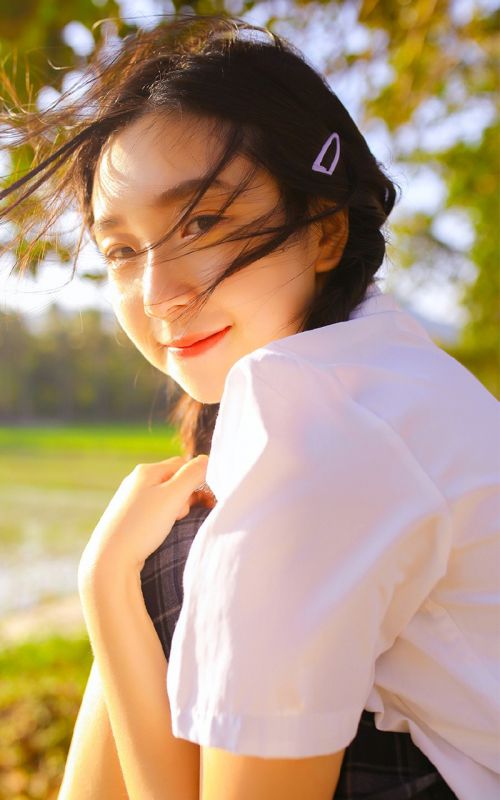 文艺校园班花学生妹野外制服诱惑清纯唯美写真