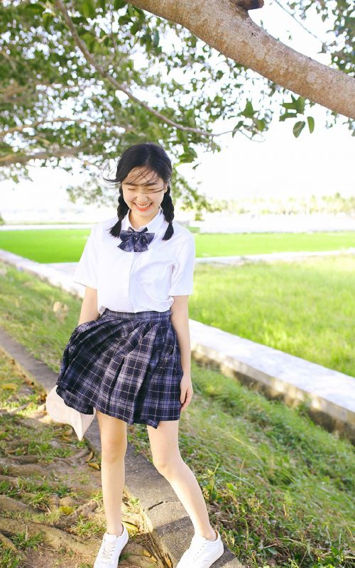 文艺校园班花学生妹野外制服诱惑清纯唯美写真