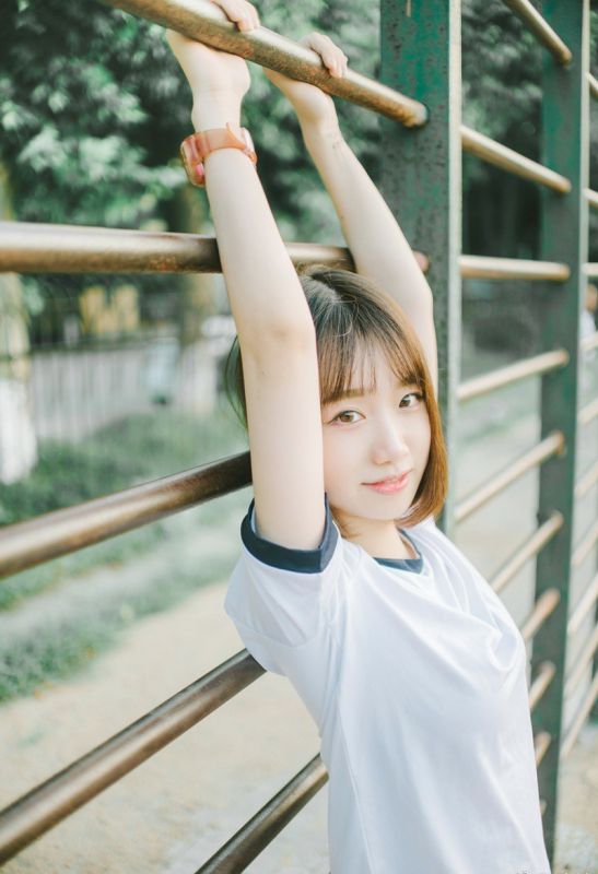 校园篮球宝贝少女日系体操服白嫩写真