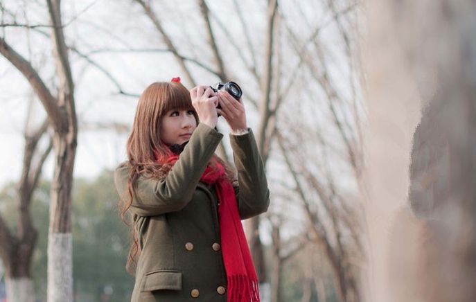 甜美小萝莉户外高清写真