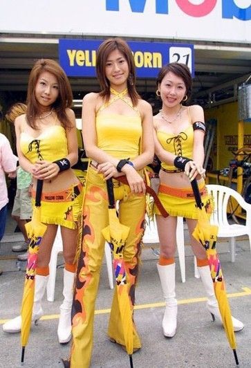 性感赛车宝贝热辣制服诱惑写照