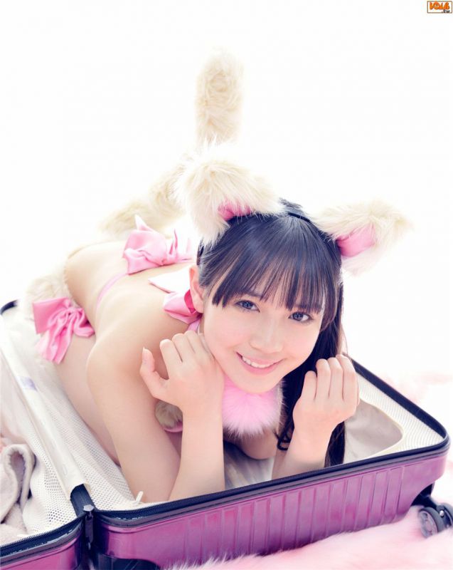 日本美女写真图片 日本美女奥仲麻琴可爱狐狸装写真