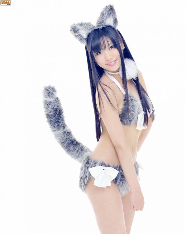 日本美女写真图片 日本美女奥仲麻琴可爱狐狸装写真