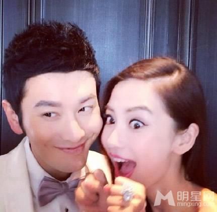 Angelababy黄晓明唯美婚纱大片