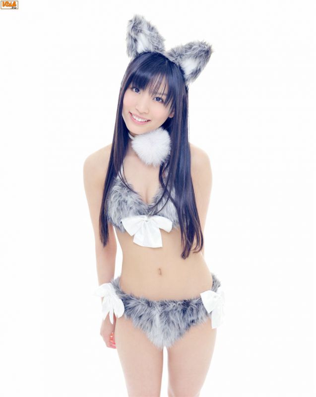 日本美女写真图片 日本美女奥仲麻琴可爱狐狸装写真