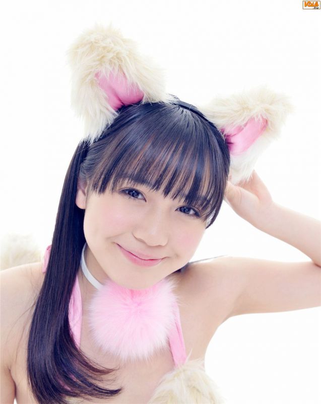 日本美女写真图片 日本美女奥仲麻琴可爱狐狸装写真