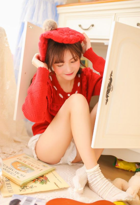 日系麻花辫少女可爱私房照小清新写真