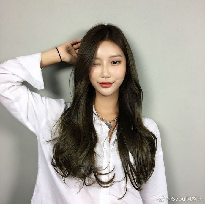韩国美女精致时尚妆容漂亮校花女神图片