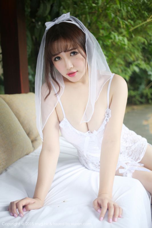 美媛馆徐cake透明白纱泳池写真