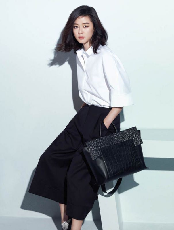 短发美女全智贤高清写真大片展优雅女人味