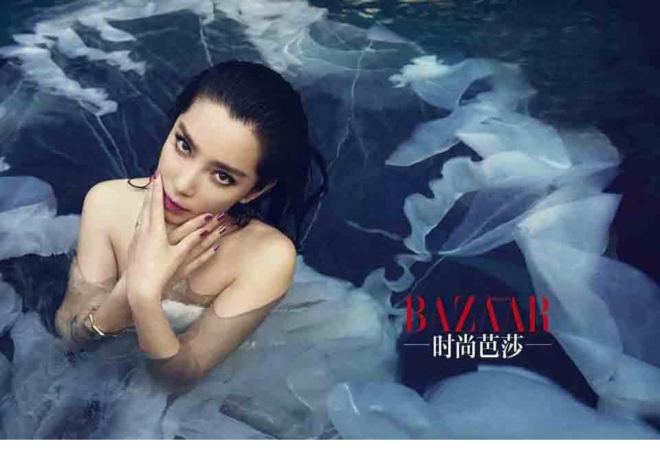 李冰冰妖媚封面写真电眼迷人