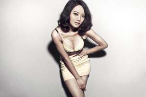 韩国吊带裙美女性感写真