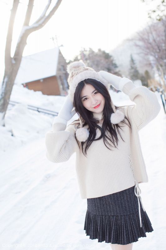 女神@许诺Sabrina - 北海道旅拍第五套写真