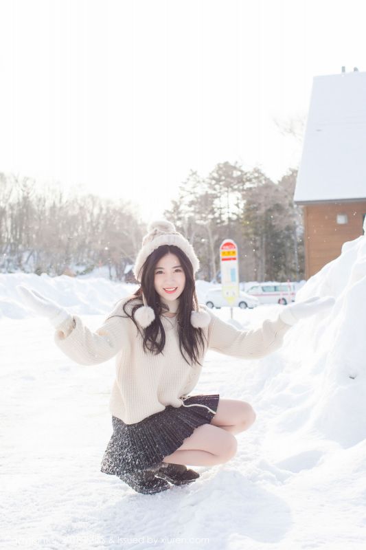 女神@许诺Sabrina - 北海道旅拍第五套写真