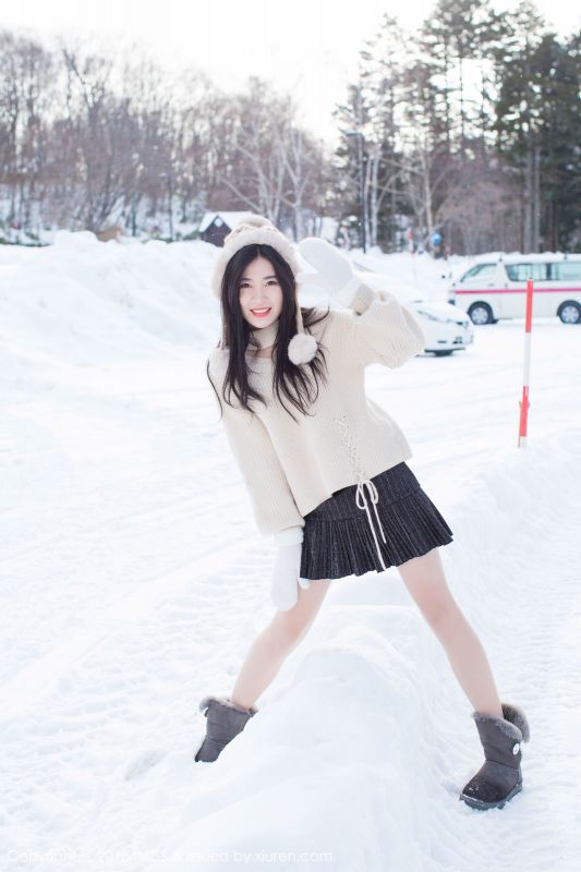 女神@许诺Sabrina - 北海道旅拍第五套写真