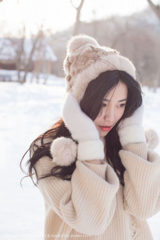 女神@许诺Sabrina - 北海道旅拍第五套写真
