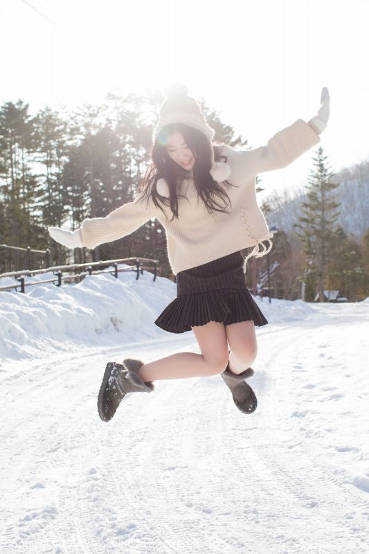 女神@许诺Sabrina - 北海道旅拍第五套写真