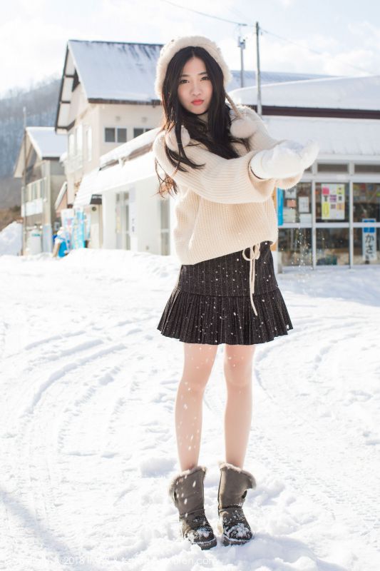女神@许诺Sabrina - 北海道旅拍第五套写真