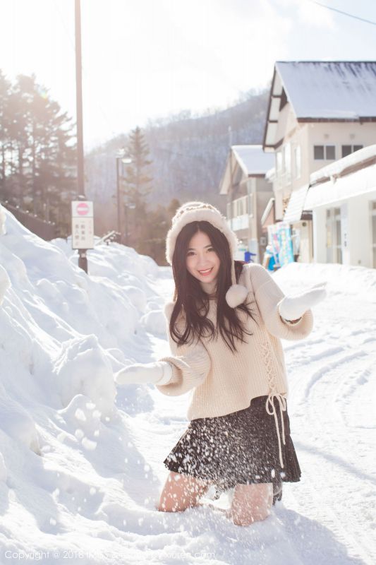 女神@许诺Sabrina - 北海道旅拍第五套写真