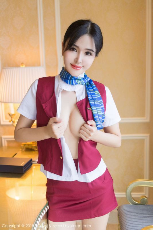 女神@刘钰儿 - 空姐制服写真