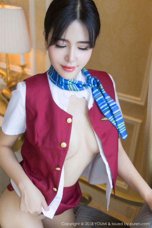 女神@刘钰儿 - 空姐制服写真