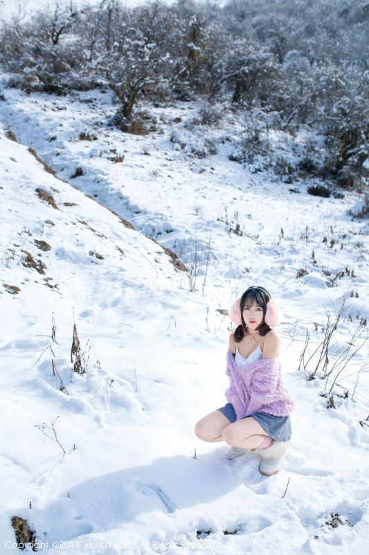 兜豆靓Youlina - 天雪地第二套写真图片
