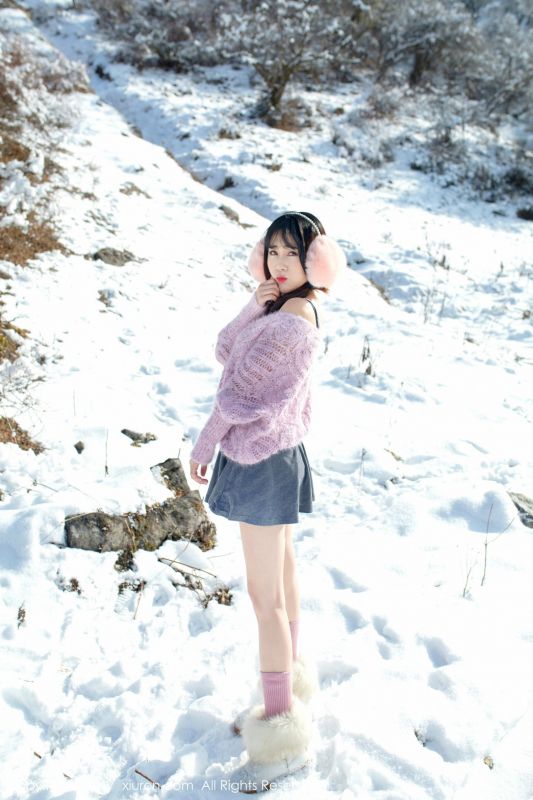 兜豆靓Youlina - 天雪地第二套写真图片