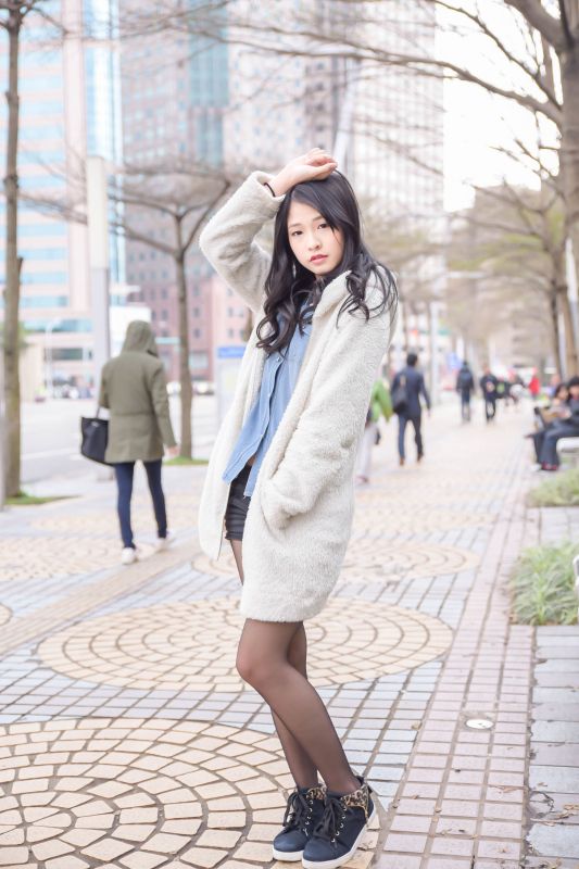 [台湾美女] 嫩模小枫 - 信義區外拍 写真图片