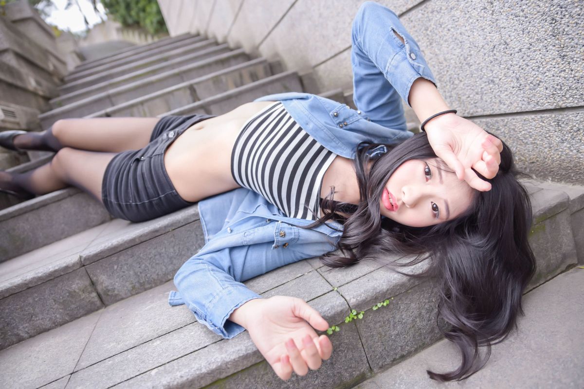 [台湾美女] 嫩模小枫 - 信義區外拍 写真图片