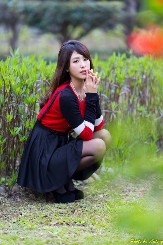 夏晴Miso - 台大外拍 写真图片