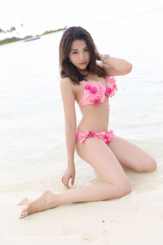 许诺Sabrina - 沙滩花样 写真套图