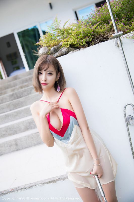 甜美女神@杨晨晨sugar甲米旅拍写真002