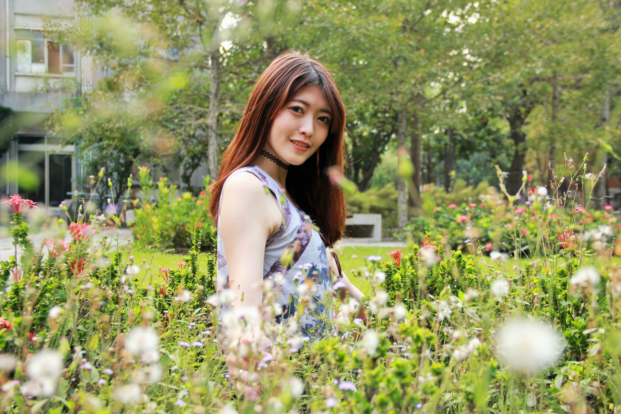 [台湾美女] Brindy薛薛@台湾大学外拍 写真图片