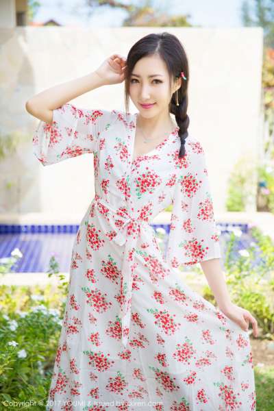 Yumi-尤美 - 伫立在海边的唯美仙子 写真图片
