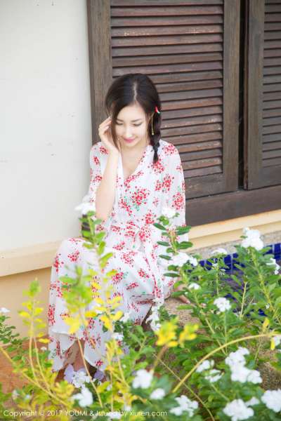Yumi-尤美 - 伫立在海边的唯美仙子 写真图片